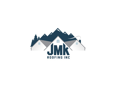 JMK Roofing Inc branding graphic logo roofing