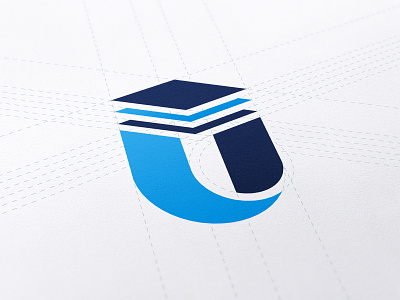 UDECON Logo mark branding design geometry identity letter logo logodesign mark symbol u udecon visual