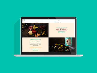 The Olive Lady NZ website design