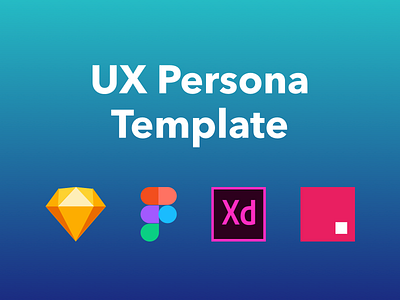 UX Persona Template adobe xd design figma free freebie invision studio persona sketch template user ux