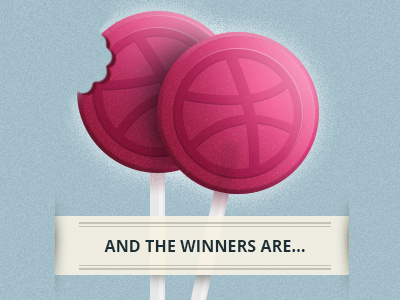 2 Invites Winners dribbble invite winner