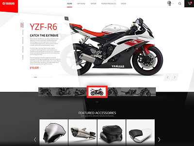 Yamaha Motor website black motor motorcycle web web design website white yamaha