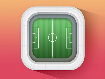 IOS app icon for soccer game by Uri Zur on Dribbble