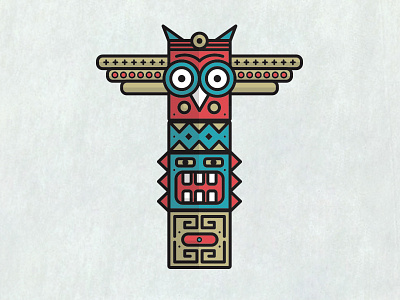 My Totem illustration totem