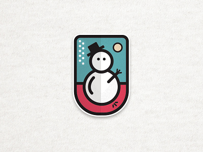 Winter Badge badge illustration winter