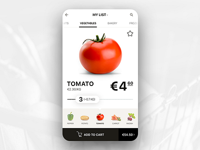 Supermarket App grocery ios iphone mobile shopping