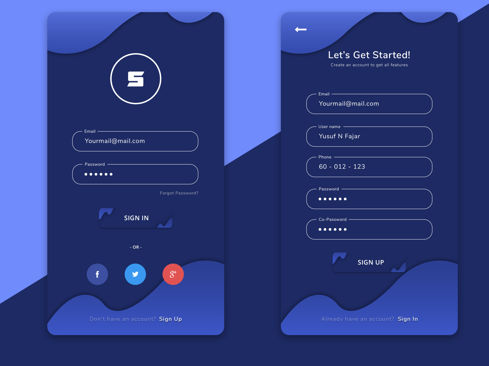 ui sign by Yusuf Nur Fajar on Dribbble