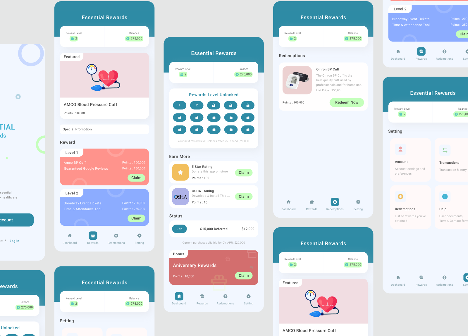 Essential Rewards App by Yusuf Nur Fajar on Dribbble