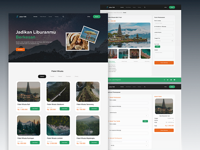 Travel E-commerce Web Design