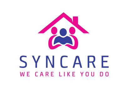 senior care logo branding care design residential senior