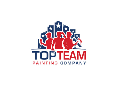 Painting Company Logo home industrial modern painting paintings residential team top