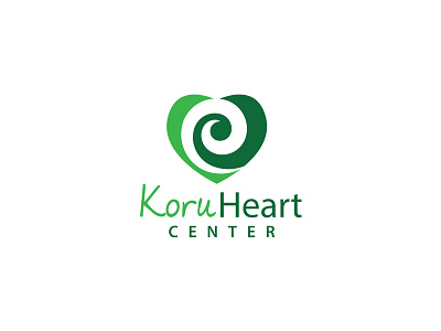 Koru Heart Center logo healing healtcare heart koru medical