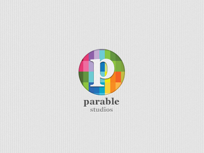Parable Studios - Logo v1 circle colours logo studio version 1