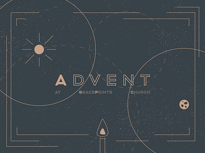 Advent Branding | GracePointe Church advent banner design church church branding social media vector vector design