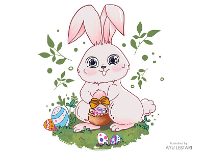 Easter art design doodle draw illustration photoshop