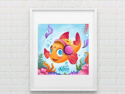 Cutie Fish art character design colorfull design doodle draw fish illustration sea