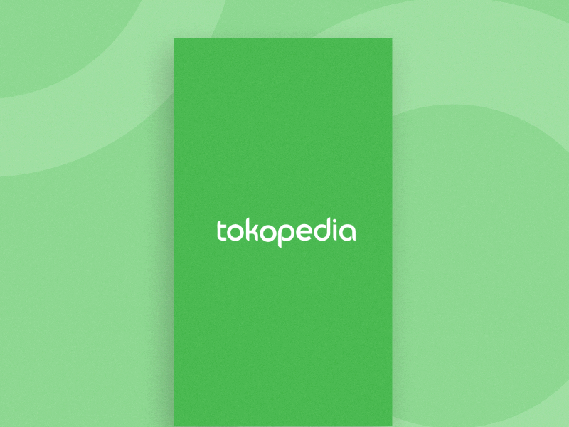 Tokopedia Welcome Screen