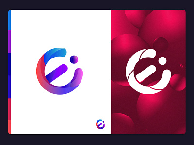 1st Logo here / e-powr brand branding colors design gradient identity logo