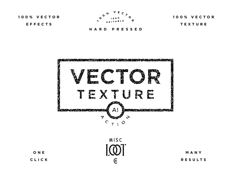 Vector Texture action adobe ai digital effect illustrator logo misc loot product texture typography vector