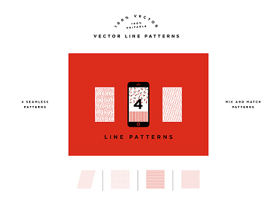 Vector Line Patterns pt.3 branding creative market digital mobile pattern patterns seamless template texture ui ux vector