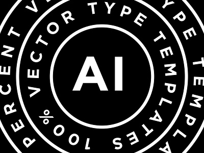 Type Templates WIP adobe branding creative market design font fonts template type typography ui ux vector