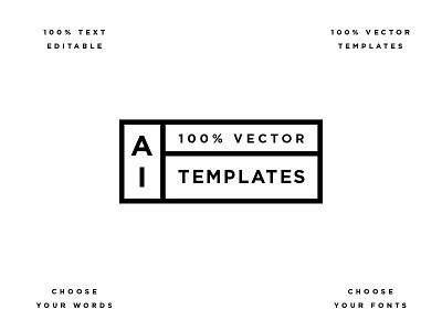 Type Templates pt.34 adobe creative market custom design design studio font fonts freelance design illustrator template type typography ui vector