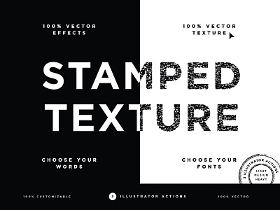 New product Release adobe creative market design font illustrator ink product stamp template texture type vector
