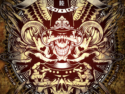 city of angels 6 ace angels city crow darkness design game illustration illustrator skull