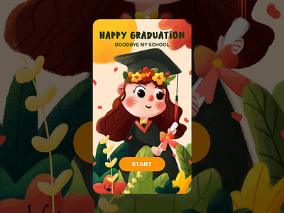 Happy Graduation design illustration splash screen 插图 设计