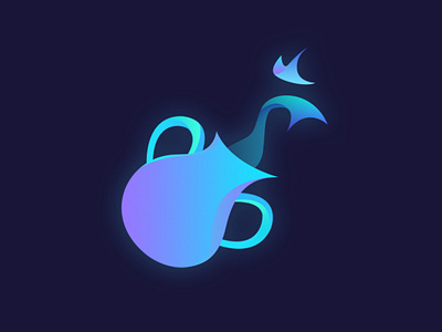 Horoscope_Aquarius icon illustration ui 插图