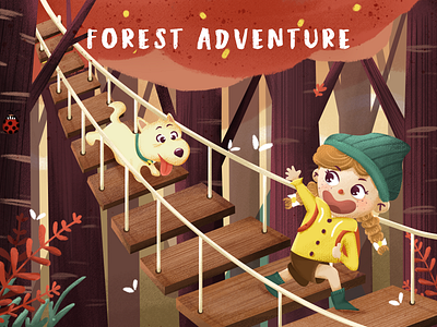 Forest adventure01 design illustration story 插图