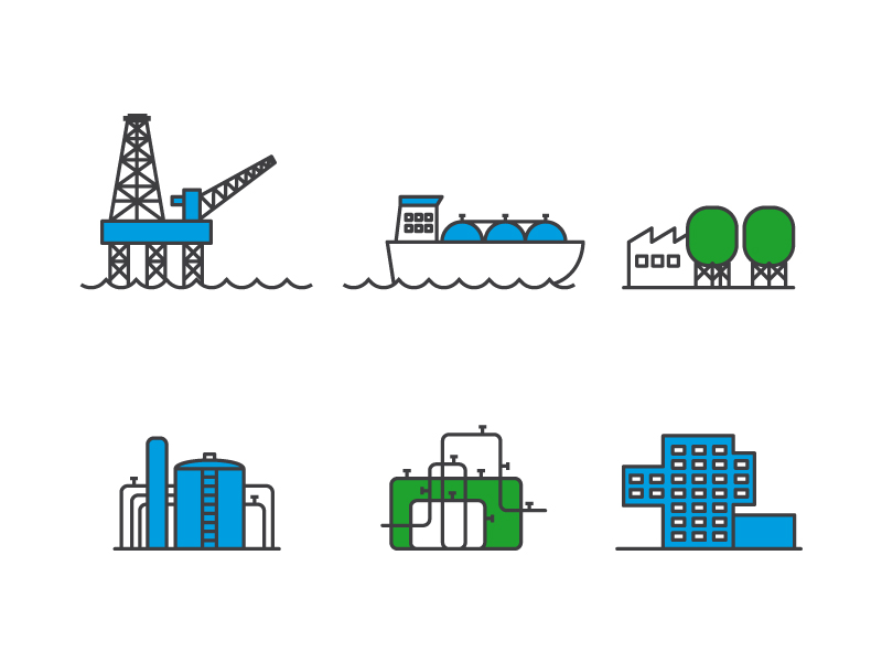 Value chain illustration infographics stroke value chain vector vectorial