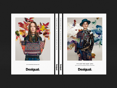 The Collection Book AW16 Desigual art direction brochure catalogue clean editorial minimal