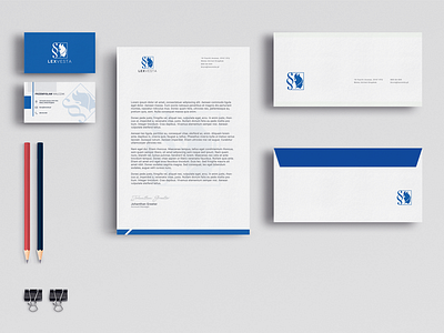 Logo & Brandy Identity for LexVesta brand brand identity firm law legal lexvesta logo