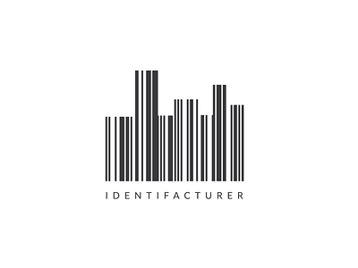 Identifacturer Logo Concept barcode barcode city barcode logo brand branding design geometric graphic idenity identigacturer illustration logo logo design logo design concept manufacturer modern