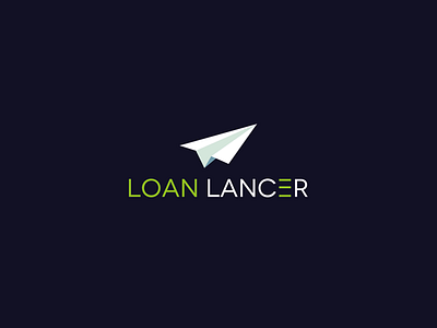 Logo Design Concept for Loan Lancer brand design freelancer graphic illustration loan logo logo design modern paper plane vector