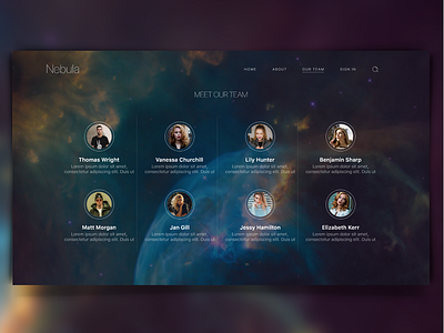 Website Concept : Nebula Business brand dashboard dashboard design dashboard ui design graphic illustration modern nebula space art team ui ui ux design ui concept ui ux uidesign ux web web design website concept
