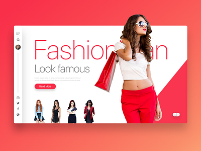 Fashion Website Concept