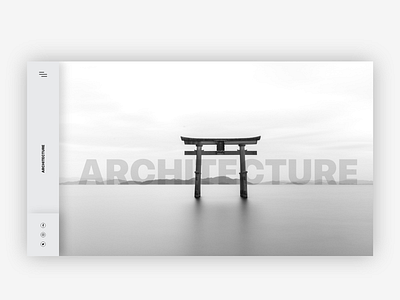 Minimal Website Design for Architecture
