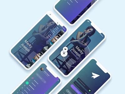 Paper Plane App UI Concept