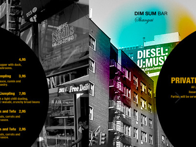 dimsum Bar Shangai bar restaurant template webdesign