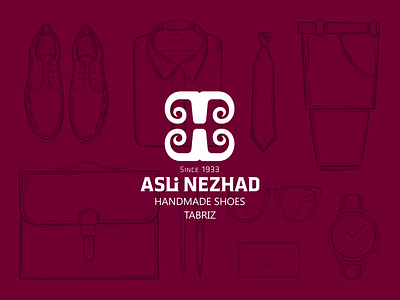 ASLI NEZHAD accessory branding cow design goat handmade leather logo logotype minimal shoes tabriz