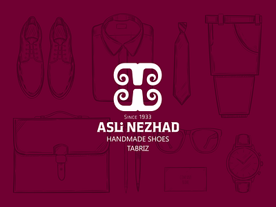 ASLI NEZHAD accessory branding cow design goat handmade leather logo logotype minimal shoes tabriz