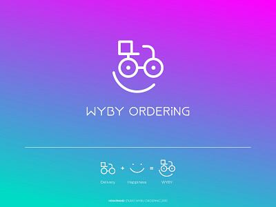 WYBY ORDERING logo design