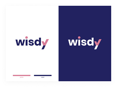 Wisdy design edtech education logo logo design logotype