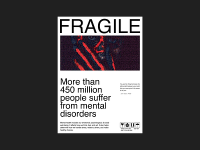 Fragile - Poster Design by Rosh on Dribbble