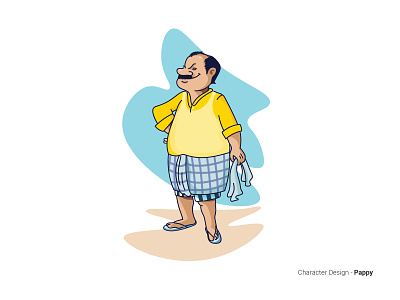 Pappy - Character design art bangalore branding character character design colors concept art design dribbble illustration illustration art kerala ui ux