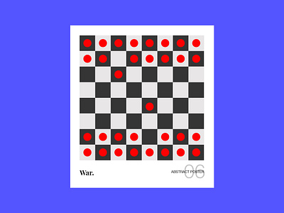 Abstract. Abstract Poster Series 06 abstract abstract design abstract poster abstract poster design abstract poster series art bangalore black and white blood chess design dot illustration poster red ui war