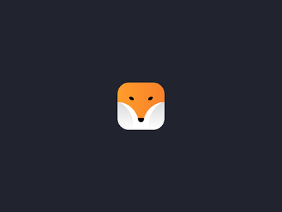 FOX Icon for Dribbble Weekly Warm-Up appicon art bangalore dailyui design digitalart dribbble dribbbleweeklywarmup fox icon logo ui warmup weekly warm up