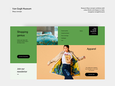 Van Gogh Museum Shop Concept